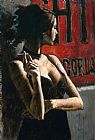 THE RED SIGN by Fabian Perez